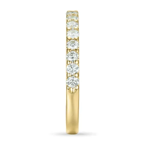 Diamant alliancering i 14 karat guld 0,36 ct