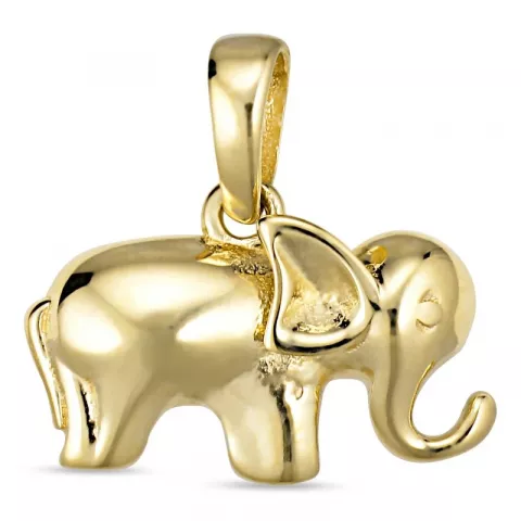 elefant vedhæng i 8 karat guld
