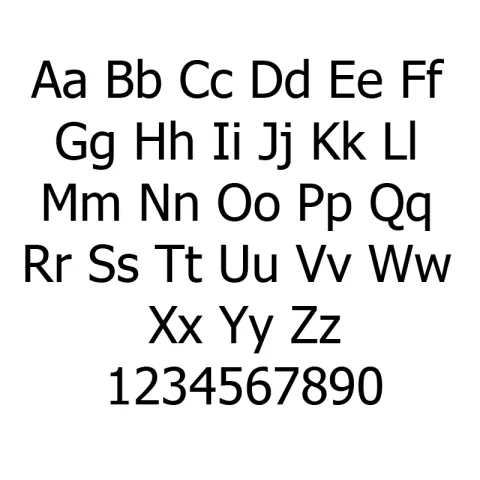 Halskæde med navne vedhæng i sølv