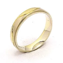 Kollektionsprøve ring i 14 karat guld.- og hvidguld