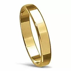 smal vielsesring i 14 karat guld