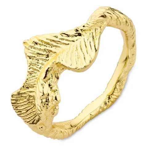 ring i forgyldt messing - Eliné