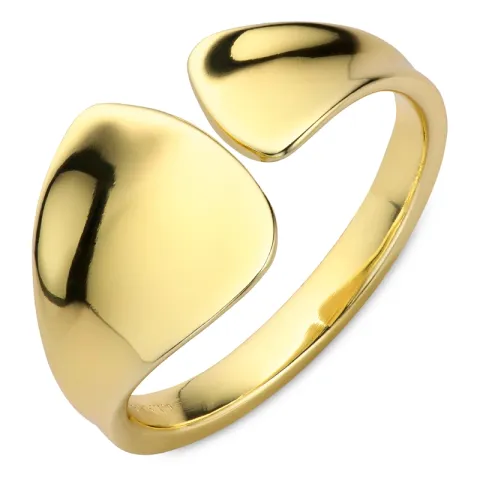 ring i forgyldt messing