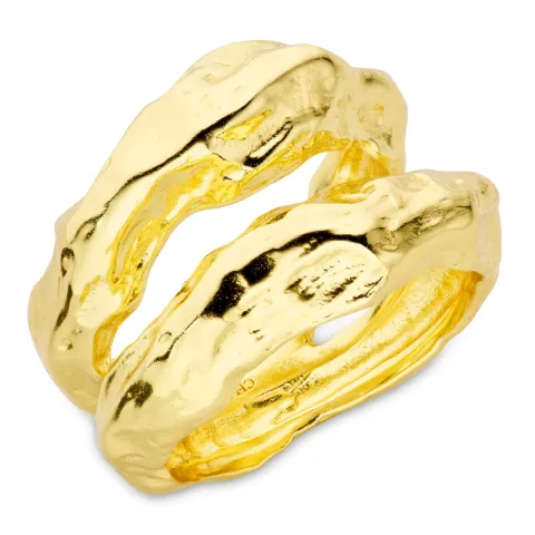 ring i forgyldt messing - Eliné