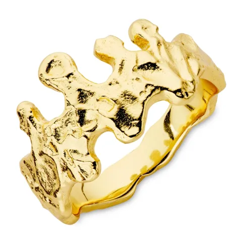 ring i forgyldt messing - Eliné