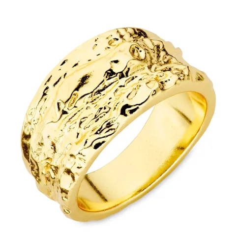 ring i forgyldt messing - Eliné