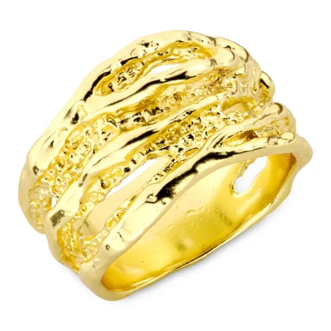 ring i forgyldt messing - Eliné