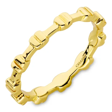 ring i forgyldt messing - Eliné