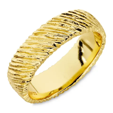 ring i forgyldt messing - Eliné