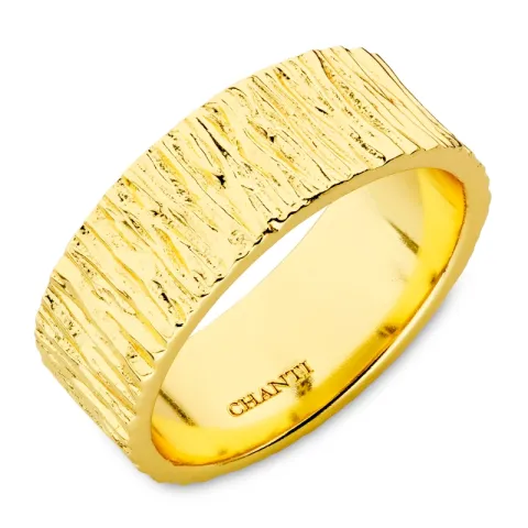 ring i forgyldt messing - Eliné