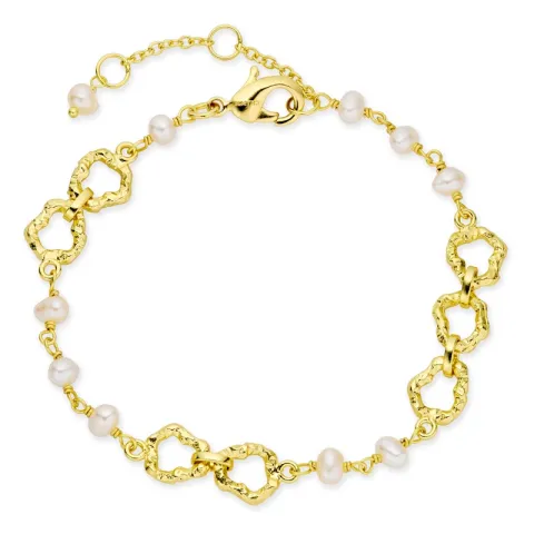 perle armbånd i forgyldt messing - Eliné