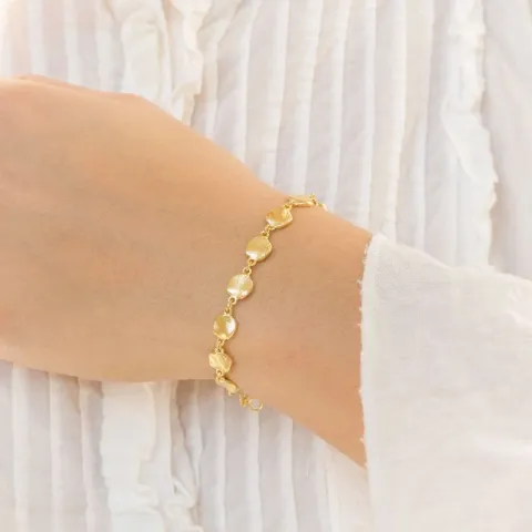 armbånd i forgyldt messing - Eliné