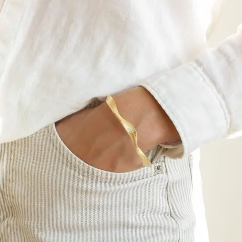 armbånd i forgyldt messing - Eliné