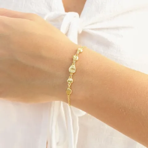 armbånd i forgyldt messing - Eliné