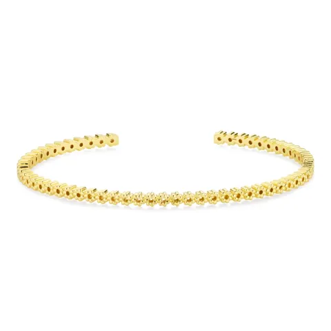 blomster armbånd i forgyldt messing - Eliné