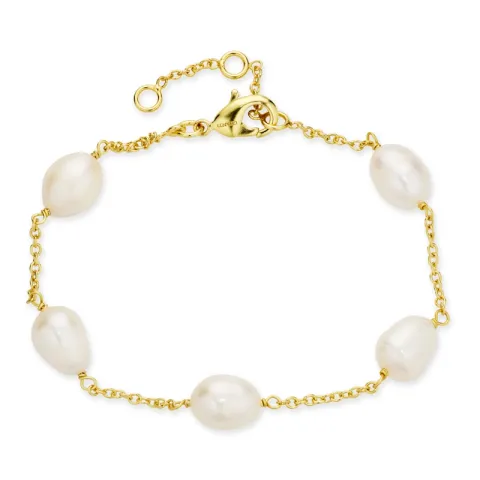 perle armbånd i forgyldt messing - Eliné
