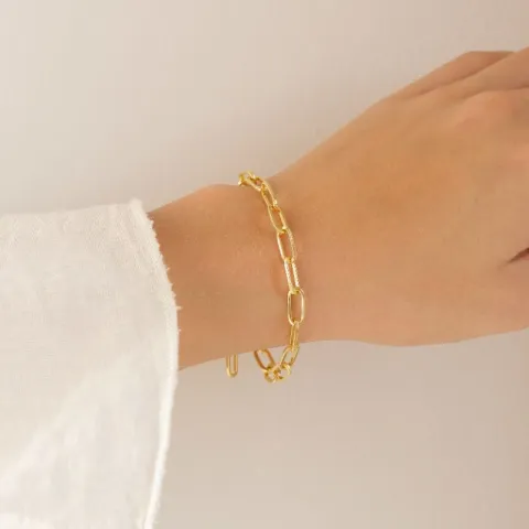 armbånd i forgyldt messing - Eliné