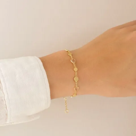 armbånd i forgyldt messing - Eliné