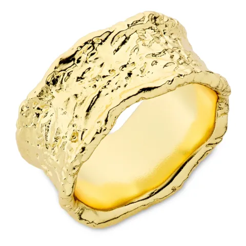 ring i forgyldt messing - Eliné