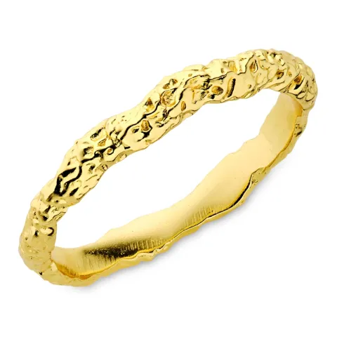 ring i forgyldt messing - Eliné