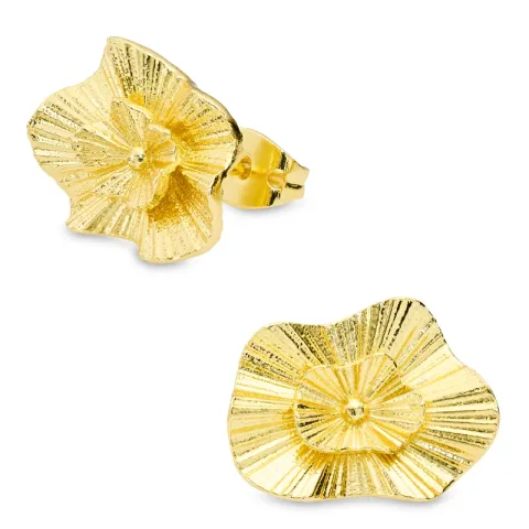 øreringe i forgyldt messing - Eliné