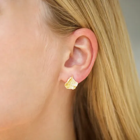 øreringe i forgyldt messing - Eliné