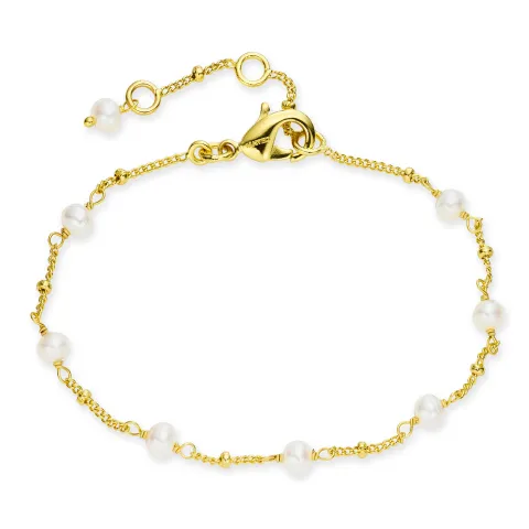 perle armbånd i forgyldt messing - Eliné