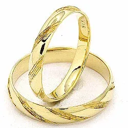 Vielsesringe i 14 karat guld - sæt