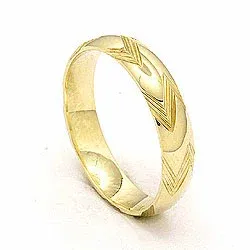 Vielsesring i 14 karat guld