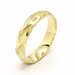 Vielsesring i 14 karat guld