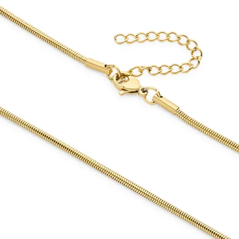 vandfast halskæde i forgyldt stål - OCEANA