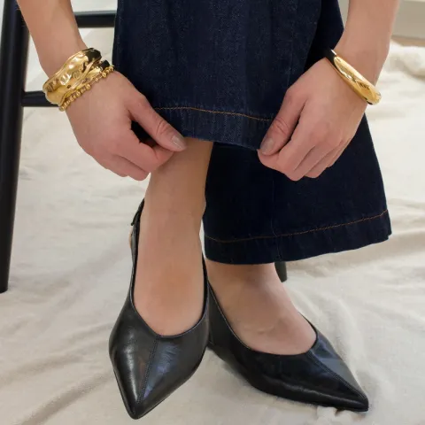 vandfast armring i forgyldt stål - OCEANA