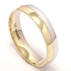 Kollektionsprøve ring i 14 karat hvidguld med 14 karat guld