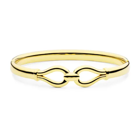 vandfast infinity armring i forgyldt stål - OCEANA