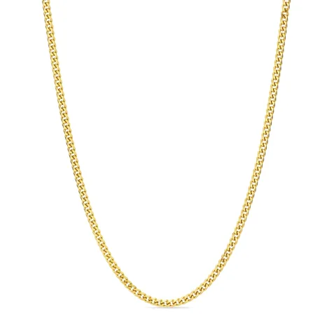 vandfast halskæde i forgyldt stål - OCEANA