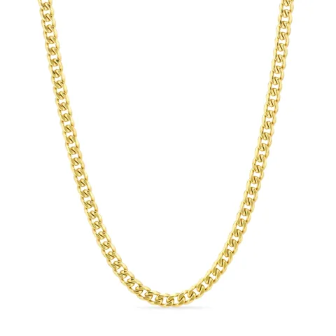 vandfast halskæde i forgyldt stål - OCEANA