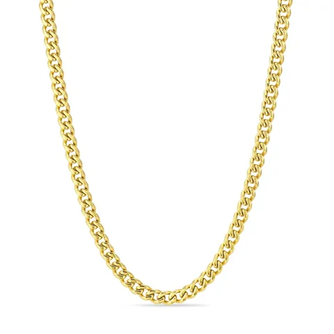 vandfast halskæde i forgyldt stål - OCEANA