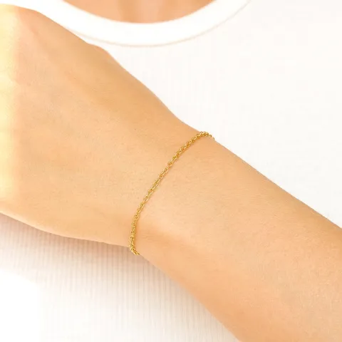 vandfast armbånd i forgyldt stål - OCEANA