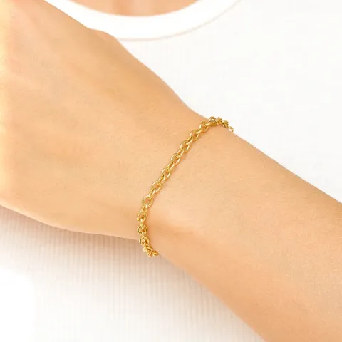 vandfast armbånd i forgyldt stål - OCEANA