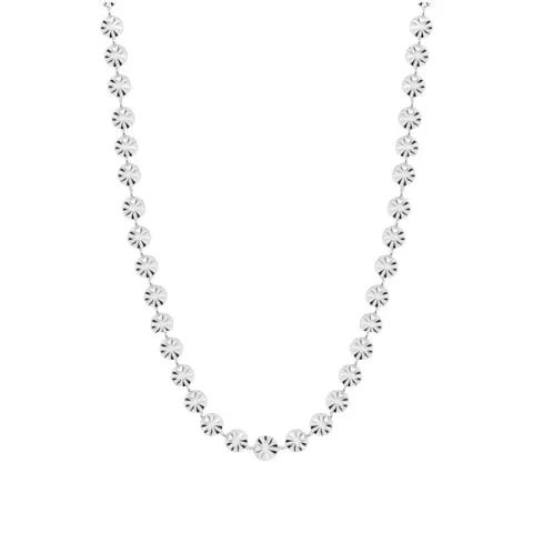 vandfast rund halskæde i stål - OCEANA