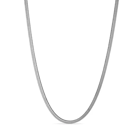 vandfast halskæde i stål 40 + 5 cm x 3 mm  - OCEANA