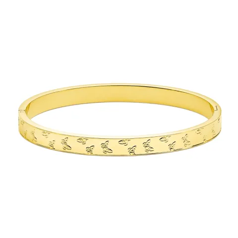 vandfast armring i forgyldt stål 60 mm x 5,8 mm  - OCEANA