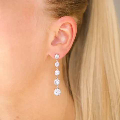 vandfaste øreringe i stål - OCEANA