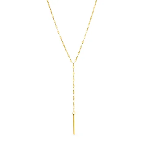 vandfast halskæde i forgyldt stål - OCEANA