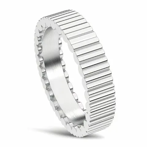 vielsesring i 14 karat hvidguld