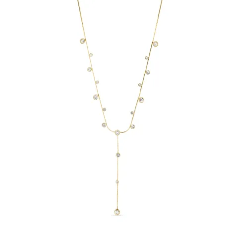 vandfast halskæde i forgyldt stål - OCEANA