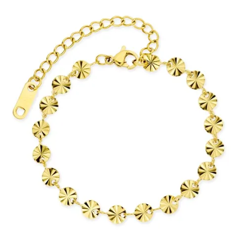 vandfast armbånd i forgyldt stål - OCEANA