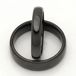 Vielsesringe i sort stål