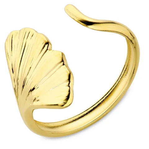 vandfast justerbar ring i forgyldt stål - OCEANA