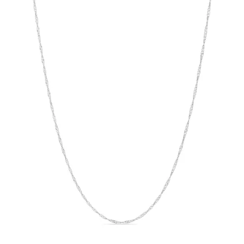 vandfast singapore halskæde i stål  x 1,5 mm  - OCEANA